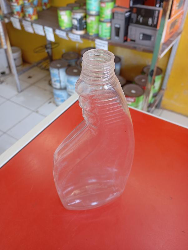 ENVASE PVC TIPO MR MUSCULO CRISTAL X 500CC